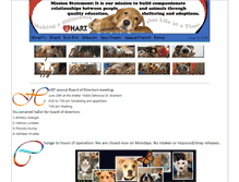 Tablet Screenshot of hartpets.org